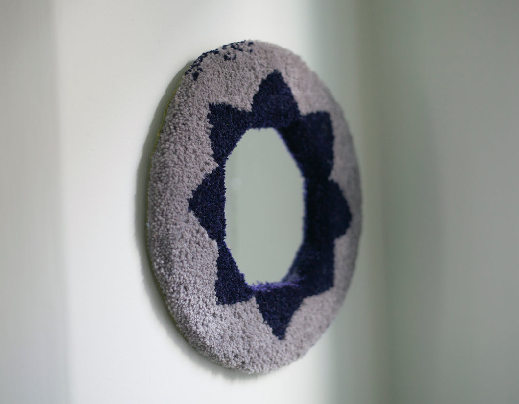 Gem Burst Mirror - Deep Purple